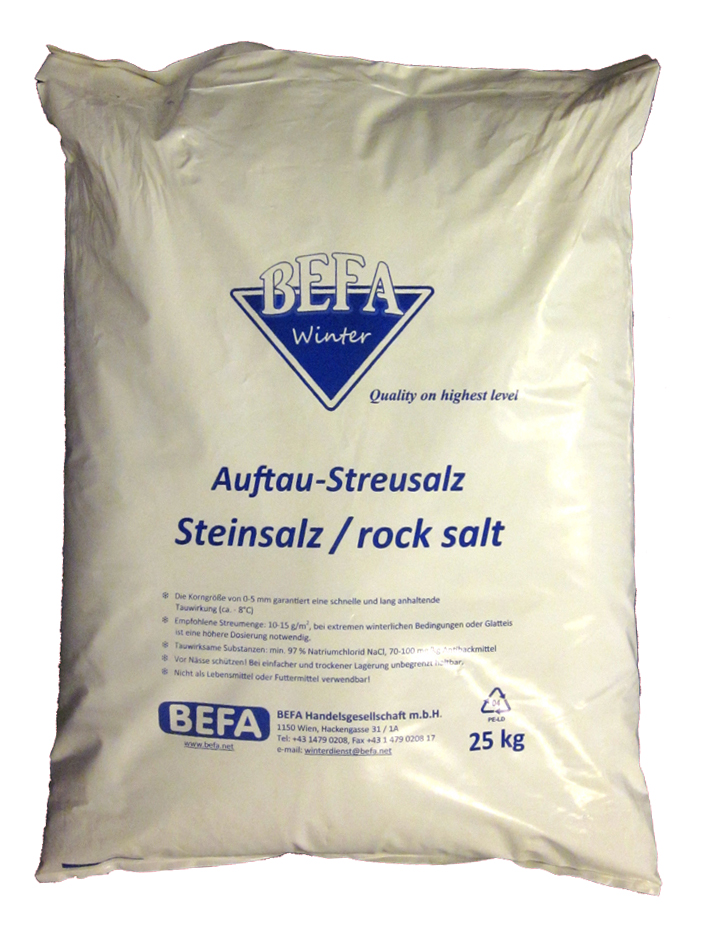 BEFA Streumittel, Steinsalz